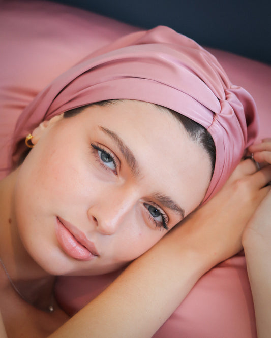 The Satin Bonnet Kit - Dusty Rose