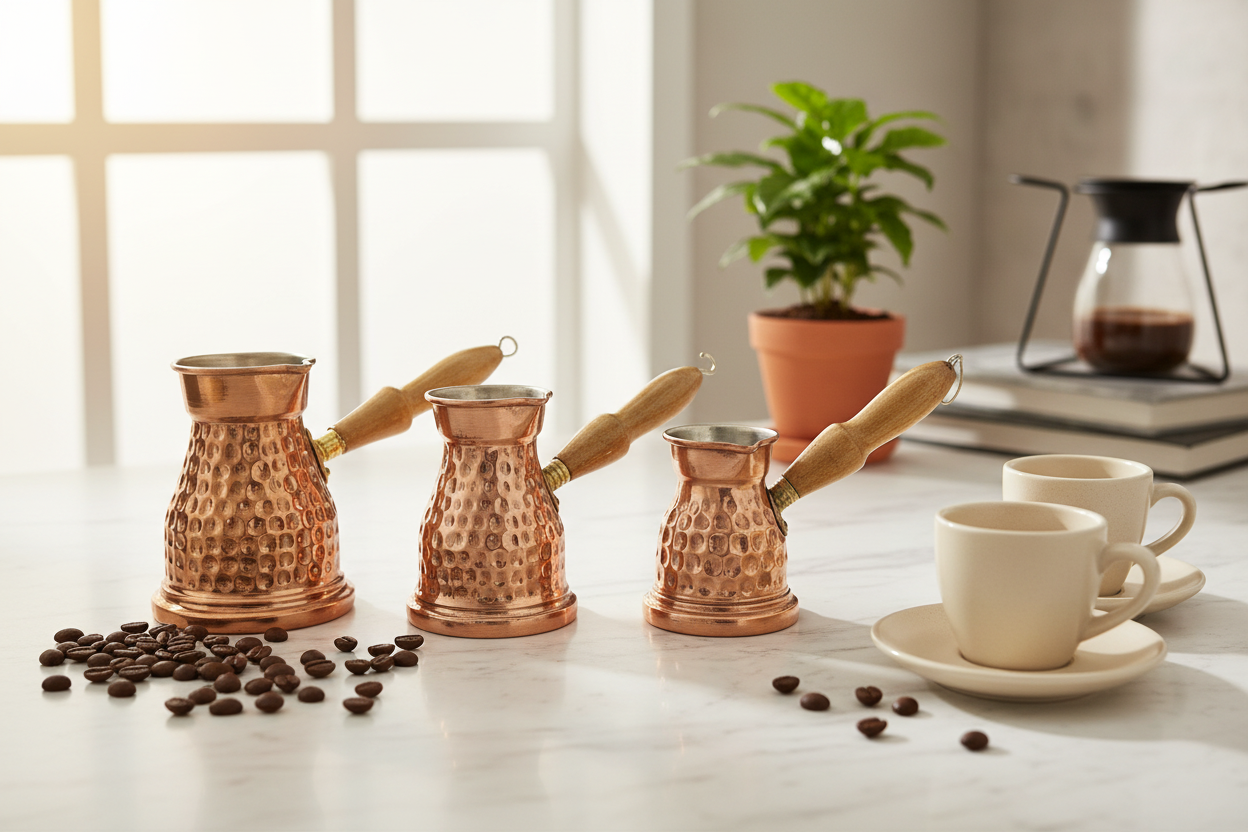(New) Premium Copper Turkish Coffee Pot