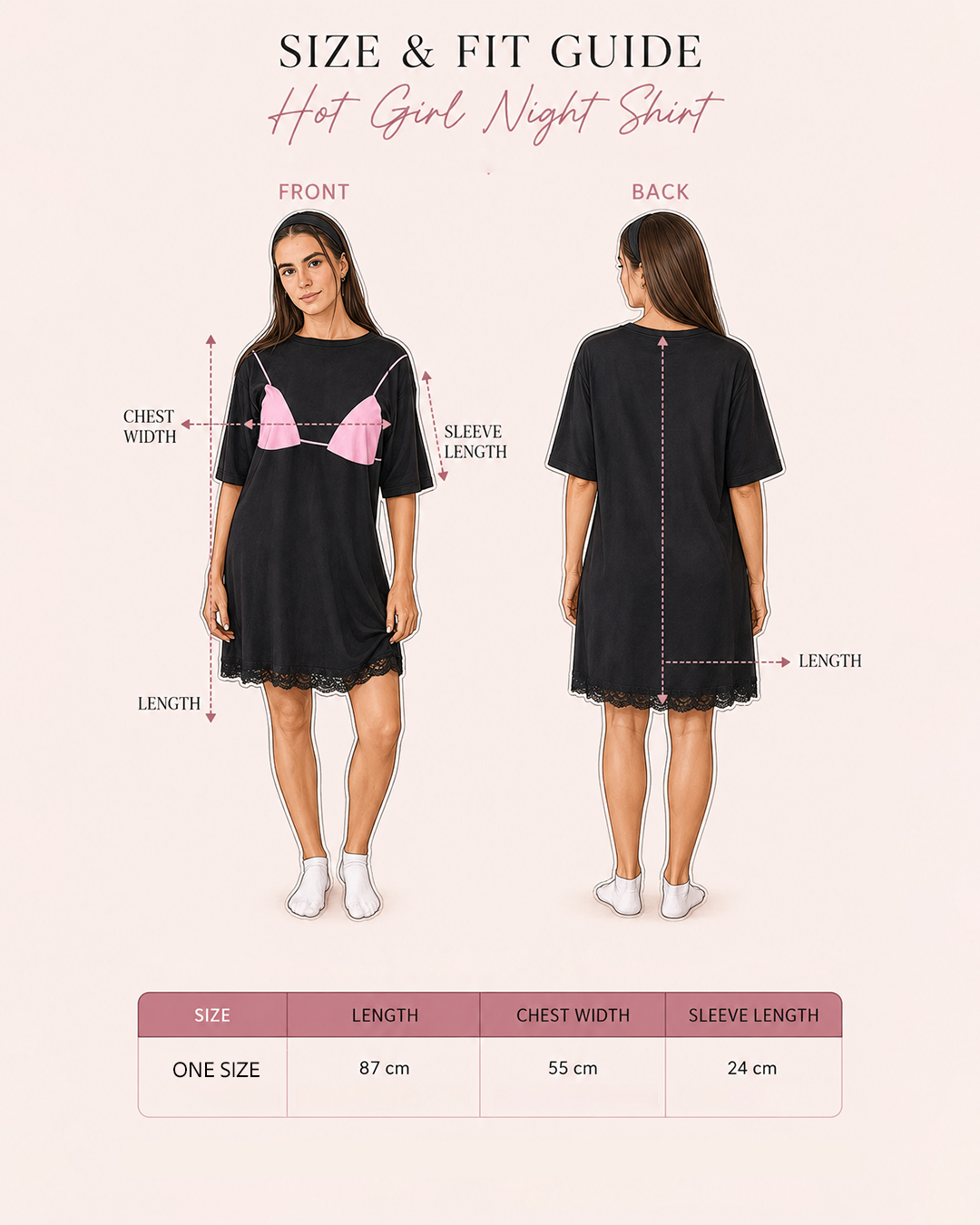 Hot Girl Night Shirt