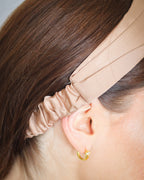 Silk Headband - Mocha