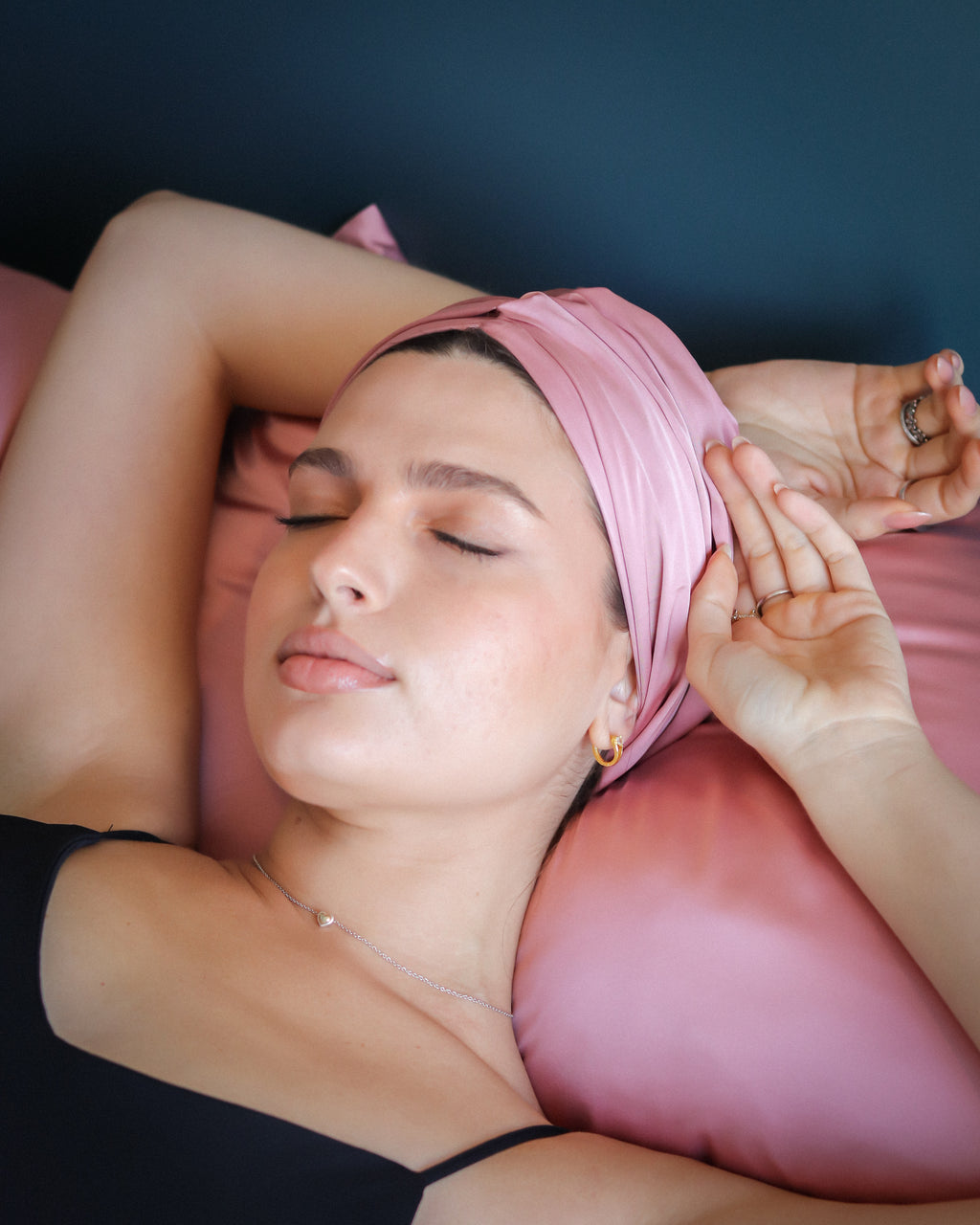 The Satin Bonnet - Soft Pink