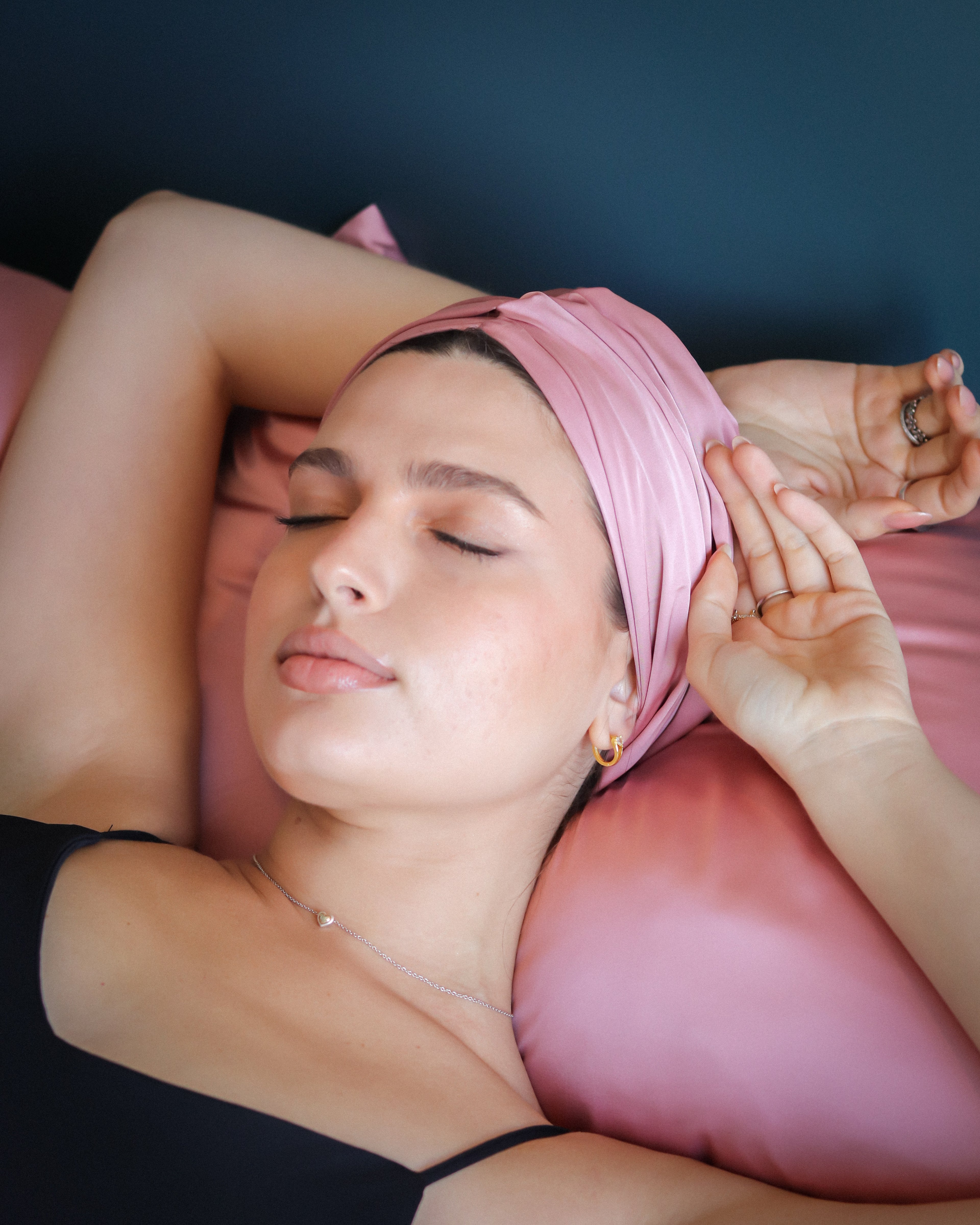 The Satin Bonnet - Soft Pink