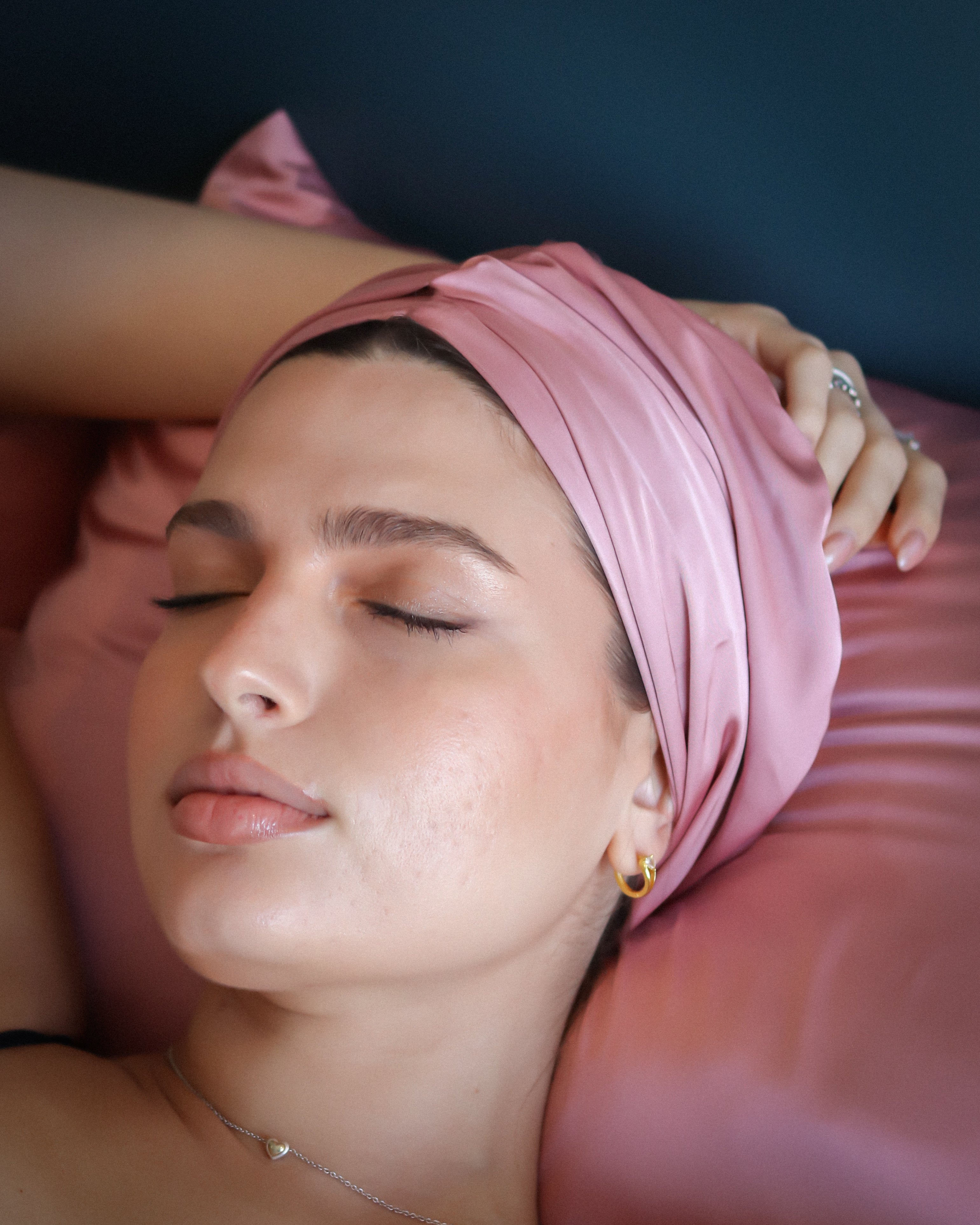 The Satin Bonnet - Soft Pink