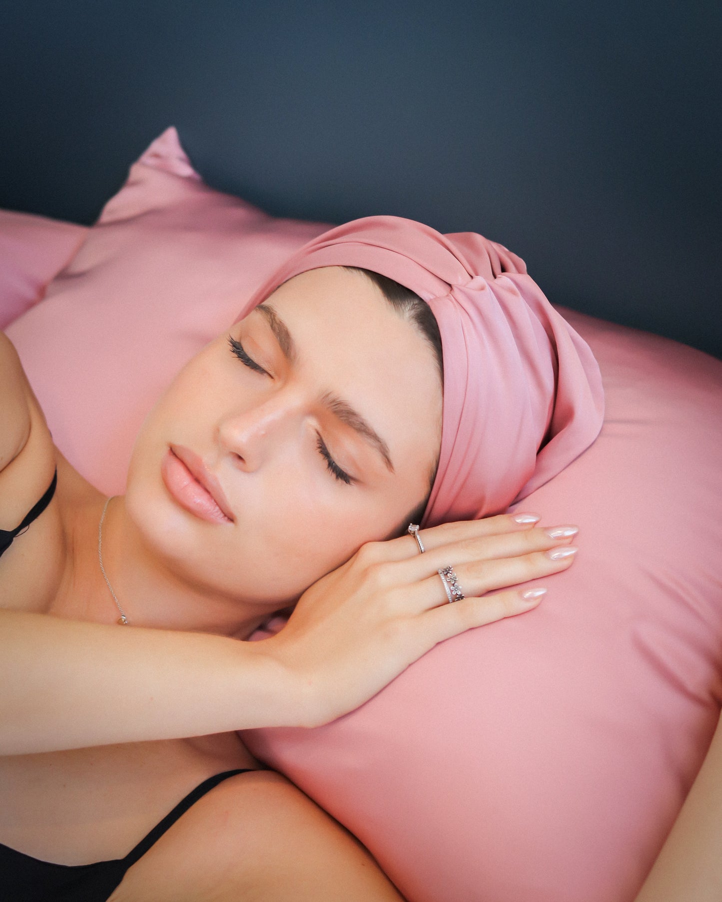 The Satin Bonnet Kit - Dusty Rose