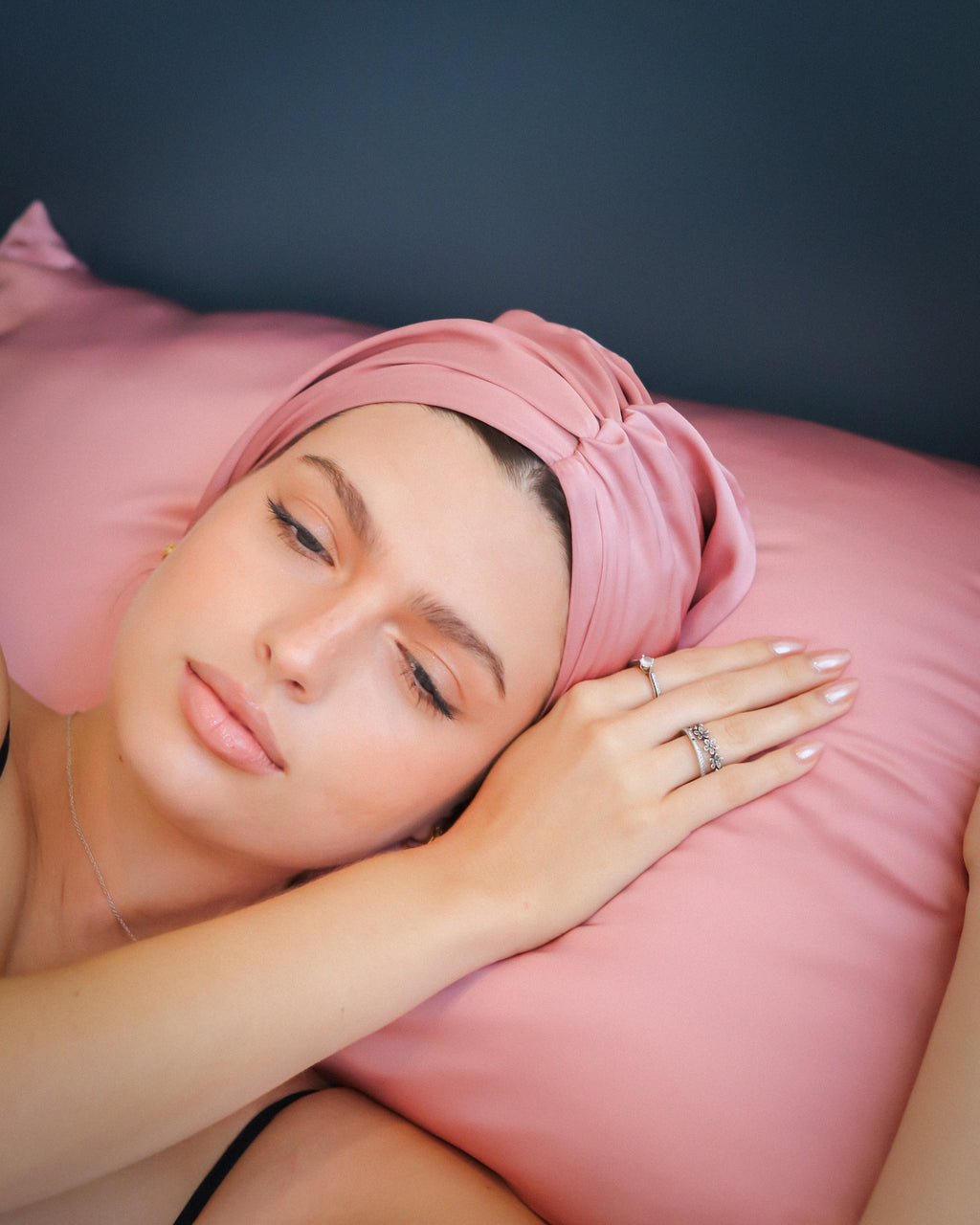 The Satin Bonnet - Dusty Rose