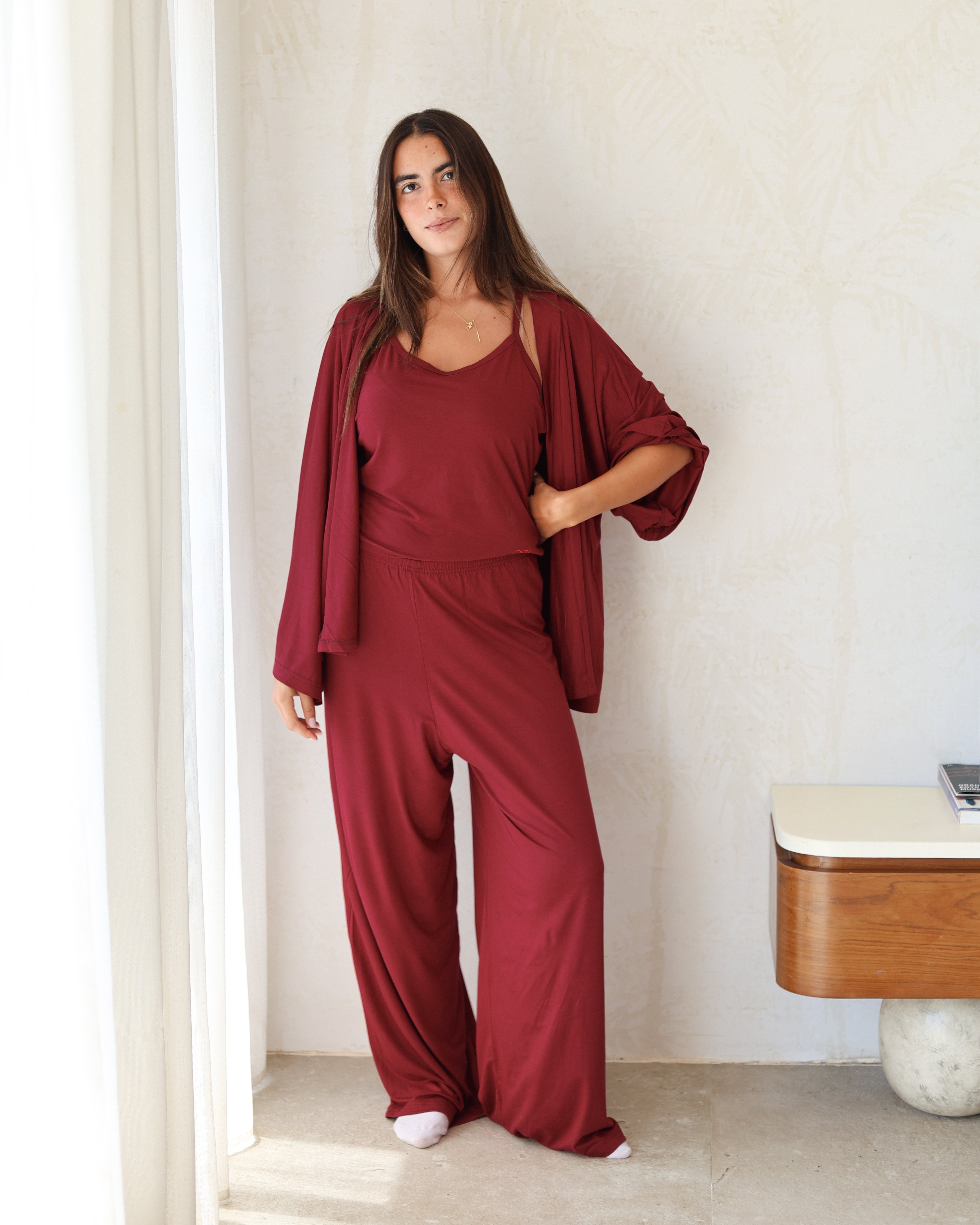 Don’t disturb pj- 3 piece set -Cherry kiss