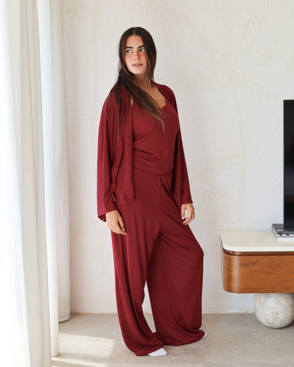 Don’t disturb pj- 3 piece set -Cherry kiss