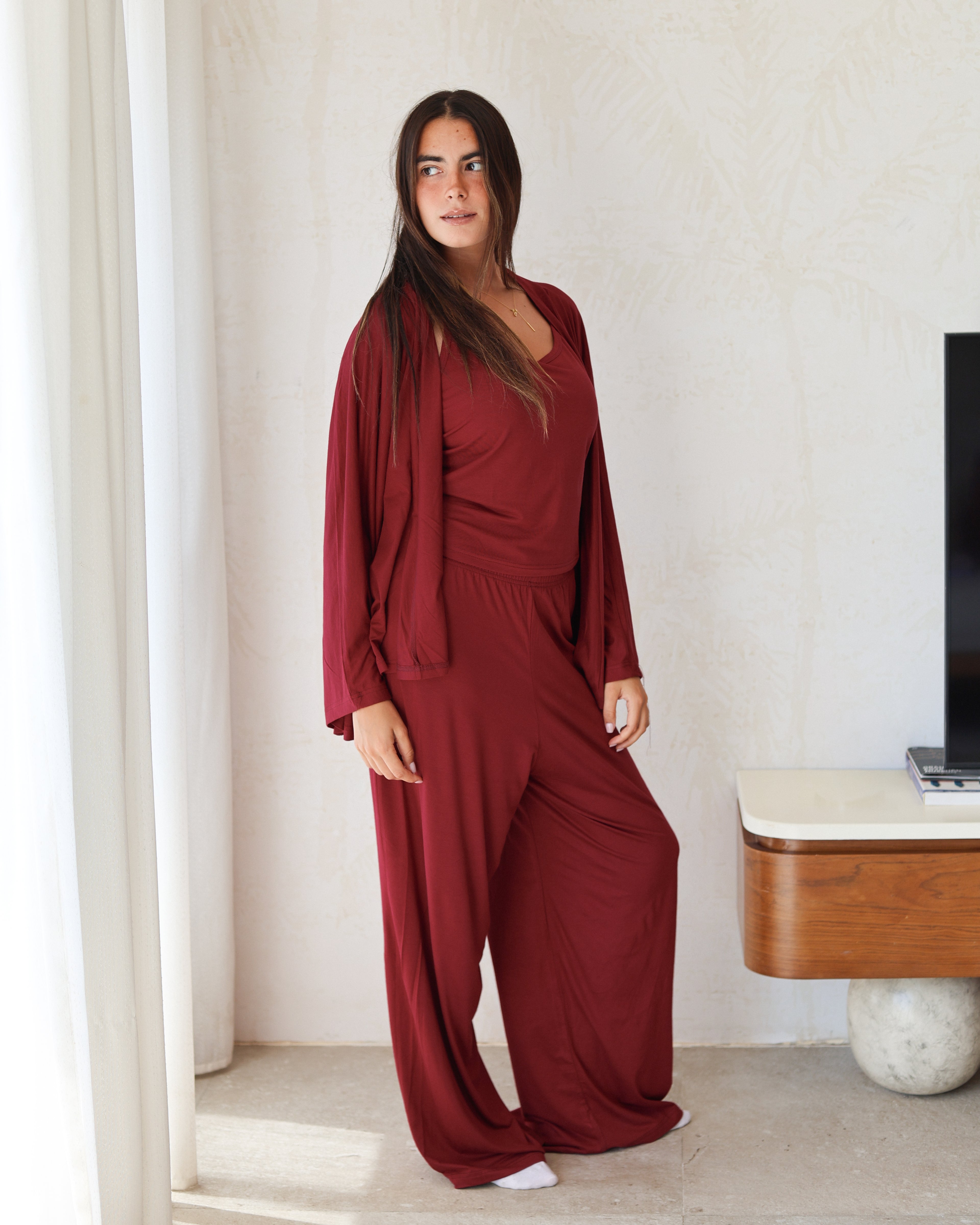 Don’t disturb pj- 3 piece set -Cherry kiss