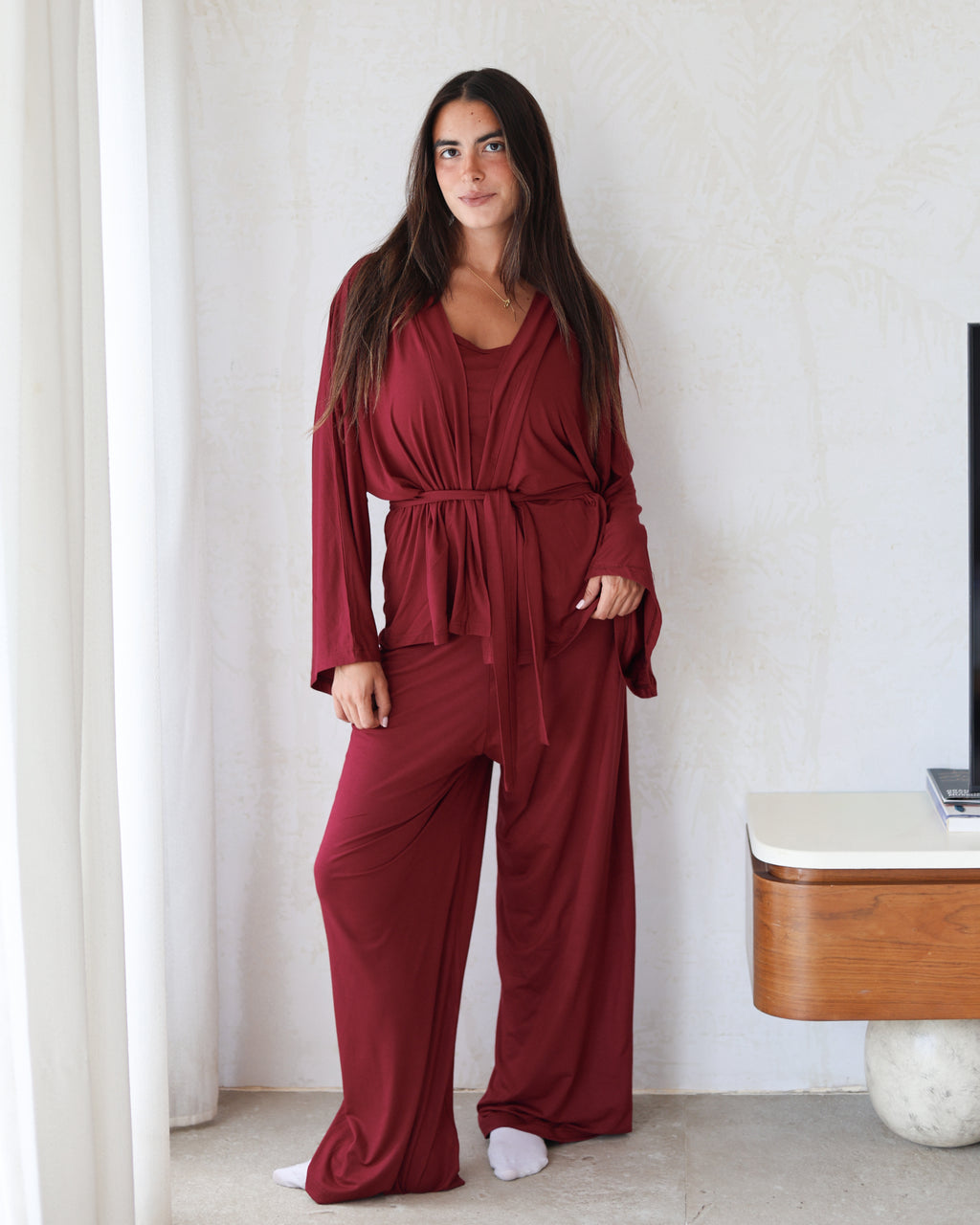 Don’t disturb pj- 3 piece set -Cherry kiss