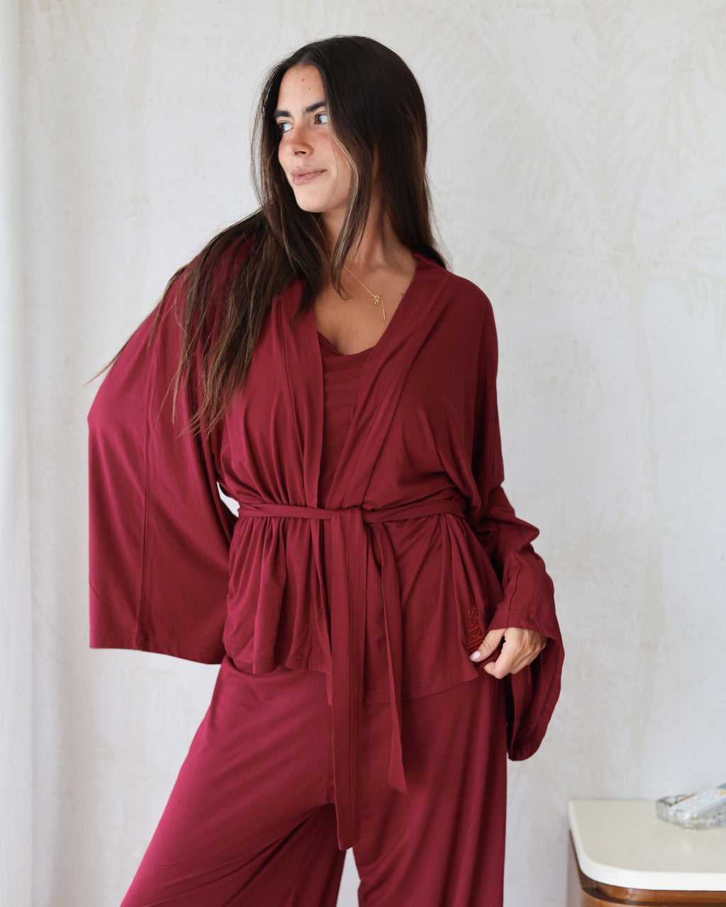 Don’t disturb pj- 3 piece set -Cherry kiss